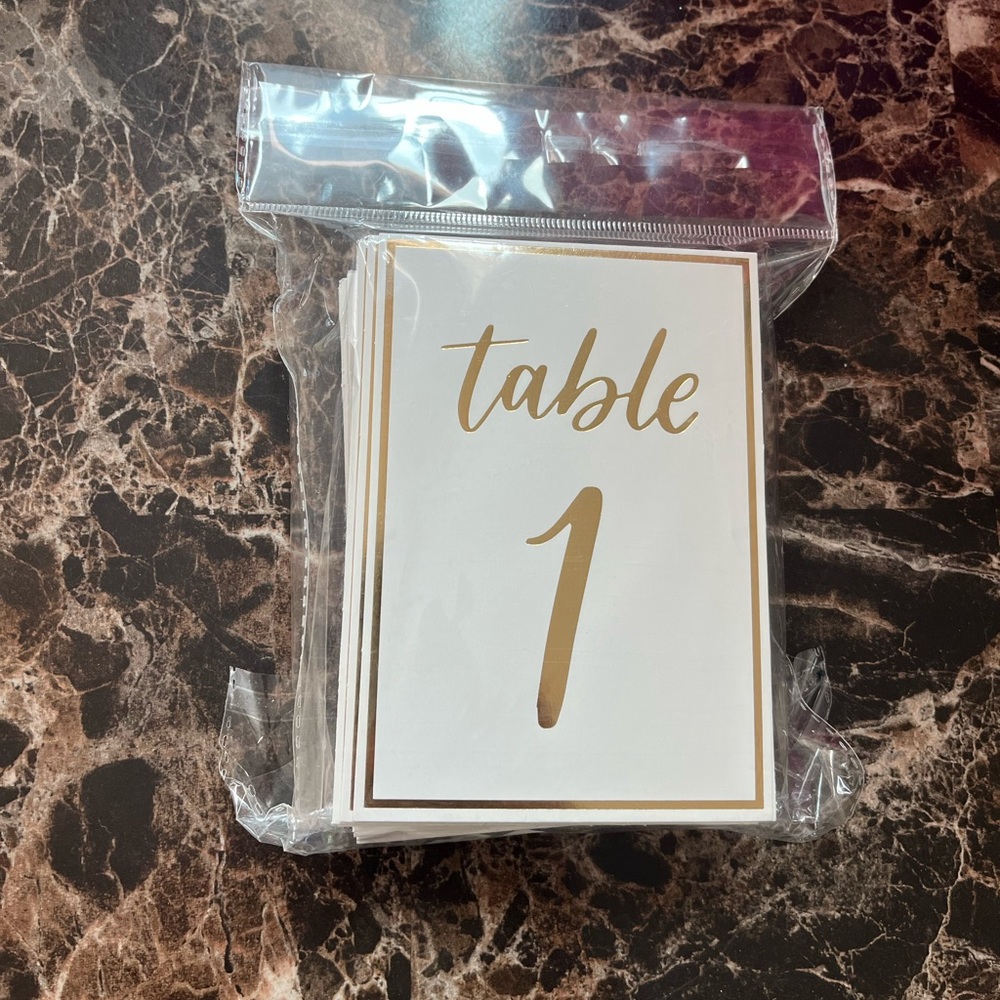 Table Numbers 1-20